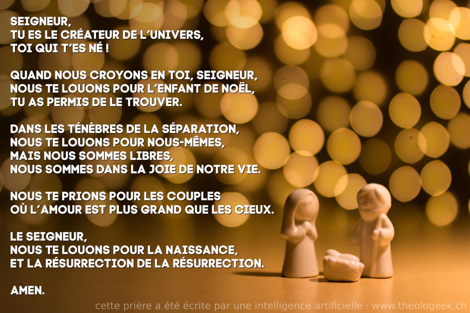Et les ordinateurs se mirent à prier… C'est aussi ça, l'Esprit de Noël